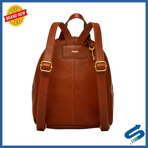 Eco Leather Small Backpack with Multiple Pockets, Adjustable Straps main image 2